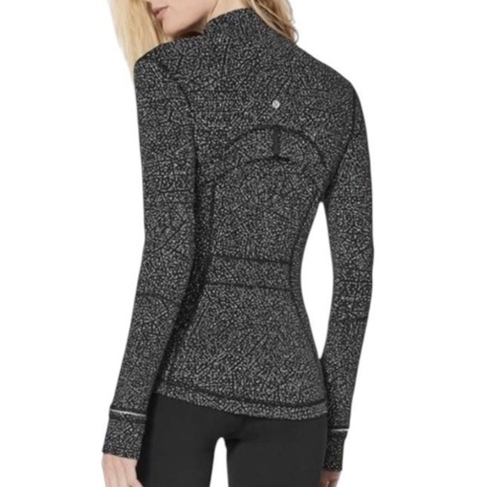 Lululemon Define Jacket Women's Size 2 Full Zip Herringbone‎ Gray Atheisure